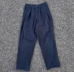 00s DOCKERS 2タック ワイド チノパン ネイビー