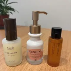 お試し　ヘアオイル 3点セット ルベル シュウウエムラ ケシキ　ほぼ未使用のサムネイル