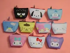 【廃盤・入手困難】サンリオ ミニポーチ10個セット(キティマイメロクロミetc)
