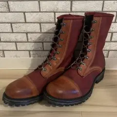 新品 whoop de doo レザーブーツ 43(27cm ブラウン Y2Kのサムネイル