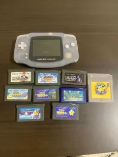 ゲームボーイアドバンス クリア 本体とソフトセット