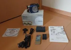 【美品】HITACHI DVDビデオカメラ（サファイアブルー）☆DZ-MV780
