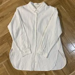 studio CLIP ホワイト長袖シャツ