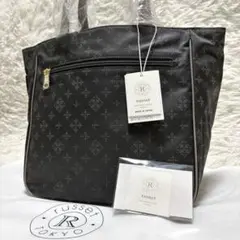 未使用★russet　ラシット　エブリデイトートバッグ　ナイロン　モノグラム　緑