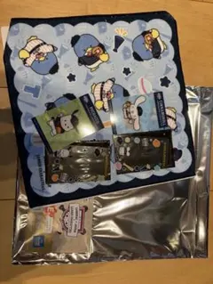 タイトーくじ　侍ジャパン　サンリオ　ハンドタオルクリアカードセット