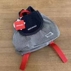 miki HOUSE ストライプリュック 日本製