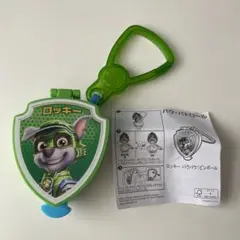 ハッピーセット　ロッキー シールド型リールおもちゃ