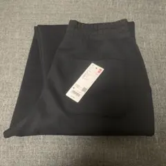 新品未使用品/UNIQLO C/ユニクロC/スウェットワイドパンツ/黒/M