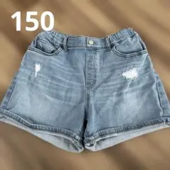 UNIQLO デニムショートパンツ 150サイズ　キッズ