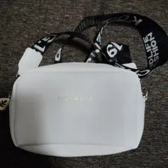 ホワイト ショルダーバッグ ファッションバッグ
