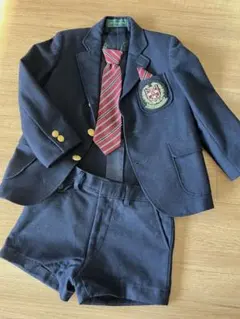 ネイビー スーツ・ブレザーセット（エンブレム付き）