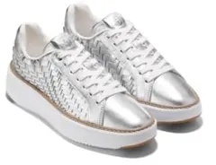 新品　COLE HAAN シルバー 厚底スニーカー