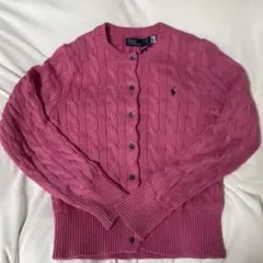 【最終お値下げ】 Polo by Ralph Lauren ピンク カーディガン