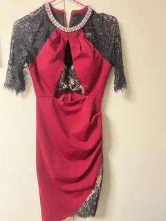 JEWELS ナイトドレス Mサイズ ボルドー レース