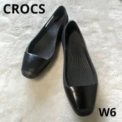crocs シエンナ フラット シューズW6 23㎝相当 ブラック 廃盤品のサムネイル