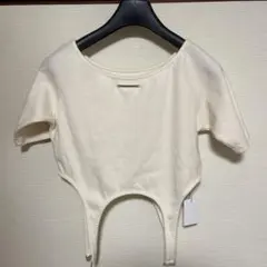 新品試着のみchico 半袖カットソー ホワイトのサムネイル