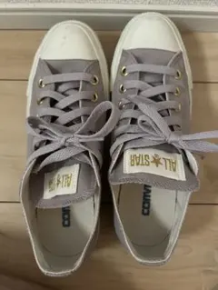 CONVERSE オールスター ＰＬＴＳ ＧＥ ＯＸ　グレージュ　23.5