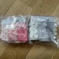 【新品】ユニクロ　ストレッチコットンショーツ 3枚セット 140