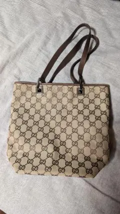 ✨良品✨GUCCI グッチ GGキャンバス トートバッグ ブラウン