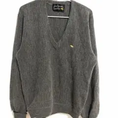 【希少】日本製 ジャックニクラウス Vネックニット M ゴールデンベア