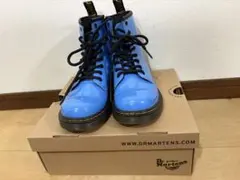 Dr. Martens 青 ブーツ