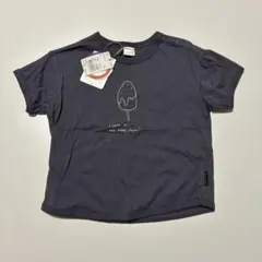 fete a tete アイス柄 Tシャツ 90cm チャコールグレーのサムネイル