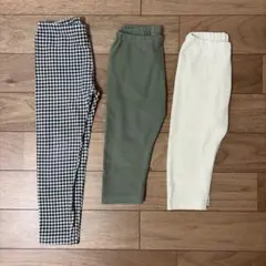 UNIQLO スパッツ 110 3本セット