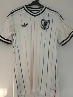 KAMO購入】サッカー日本代表 ユニフォーム 白 半袖 Lサイズ 着用数時間 