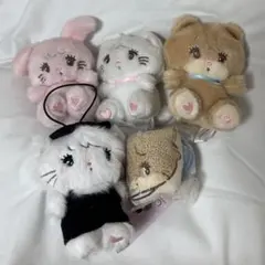 mikko マスコット ぬいぐるみ　ガチャガチャ キャミー　ムー ラテ ポーチ