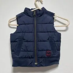 GAP ダウンベスト キルティング90 ネイビー