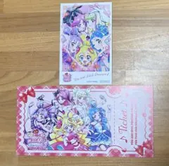 キミとアイドルプリキュア　映画　入場者特典　ホログラムカード　チケット風カード