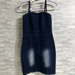 デニムキャミワンピース　Mサイズ