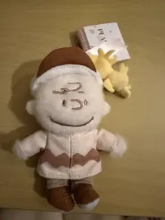 USJ チャーリー・ブラウン スヌーピー ぬいぐるみキーホルダー