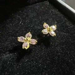 18K地金ピアス アメジストピアス kosui フェスタリア好きベリテ好 