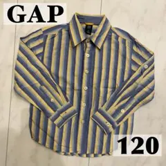 【 GAP 】ギャップ ストライプ 長袖 シャツ 子ども 子供 120