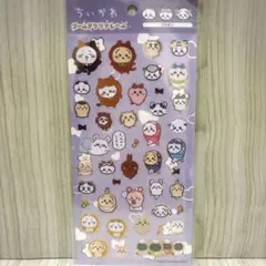 ちいかわ ゴールドクリアシール リボン