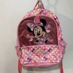 【Disney】ミニーマウス バックパック ピンク