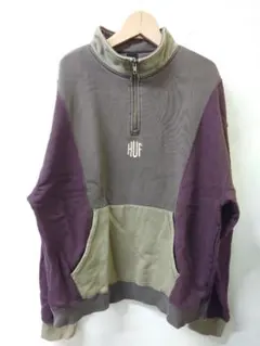 HUF ハーフジップスウェット Lサイズ