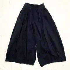 【ディージーワイ】ワイドパンツ ウエストゴム 綿100％ ポケット有 M
