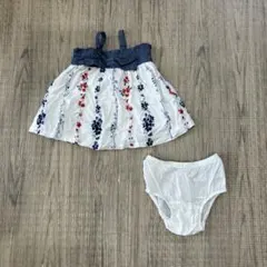 baby GAP キャミソール　ロンパース　ブルマ　50センチ　ベビー服