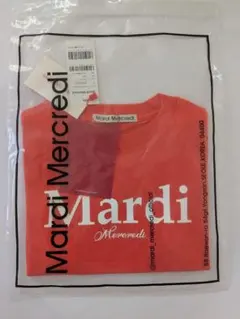 【新品】Mardi Mercredi クロップドTシャツ 赤 ロゴ 韓国