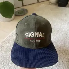 ベースボールキャップ オリーブグリーン/ネイビー