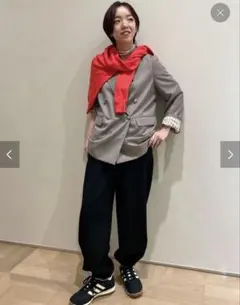 25aw コムデギャルソンガール ジャージ フリル えんじ色 - メルカリ