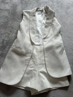 ZARA レディース　セットアップ　トップス　ベスト　ジャケット　ノースリーブ