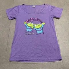 Disney トイストーリー　リトルグリーンメン　半袖　tシャツ　薄紫のサムネイル