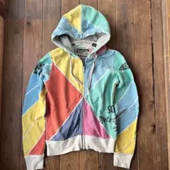 scotch&soda カラフル ジップアップ パーカー スコッチ ソーダのサムネイル