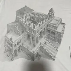90s アートM.C. ESCHER エッシャー Tシャツ