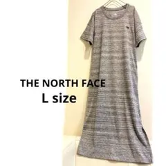 THE NORTH FACE 半袖カットソーワンピース グレー　Lサイズ