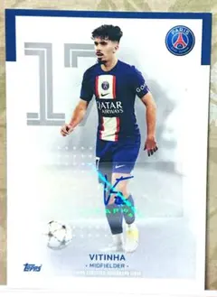 TOPPS psg ヴィティーニャ Vitinha サイン パリ auto