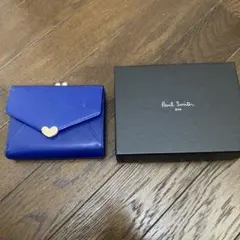 Paul Smith ネイビー 二つ折り財布